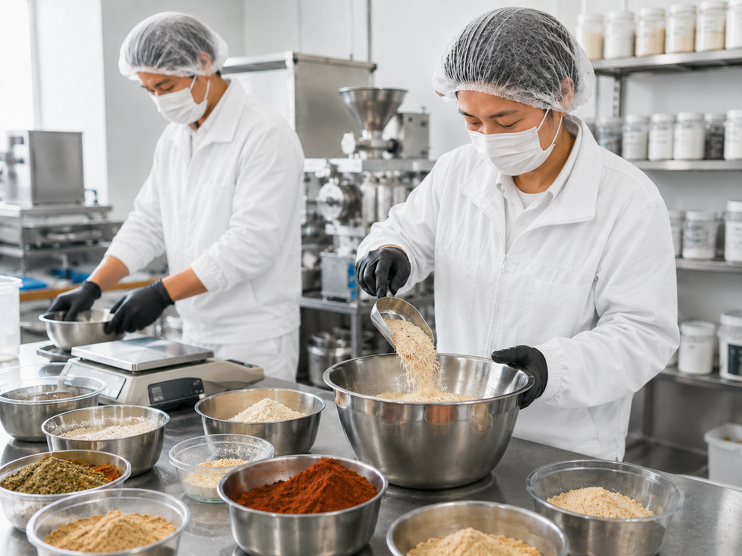 辛香料粉、醃製粉與調味粉製作