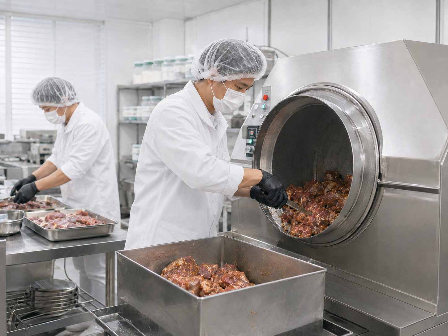 肉品前處理、醃製與調理加工